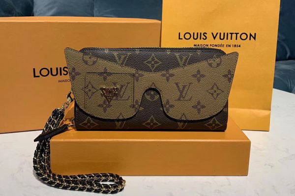 Replica Louis Vuitton M68796 LV Zippy Wallet Shades Monogram and Monogram Reverse coated canvas