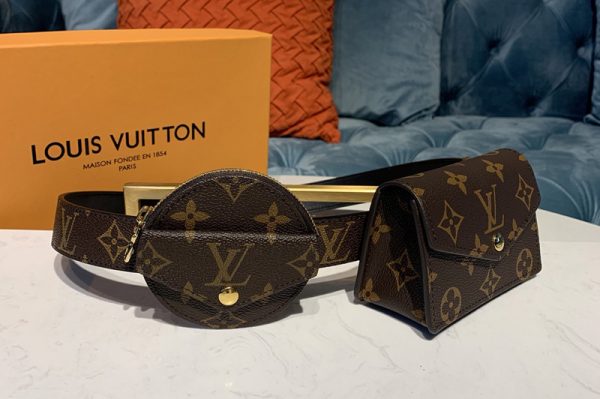 Replica Louis Vuitton M0236U LV Daily Multi Pocket 30mm belt Monogram canvas