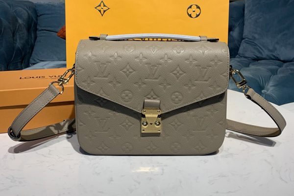 Replica Louis Vuitton M44881 LV Pochette Métis handbags Gray Monogram Empreinte Leather