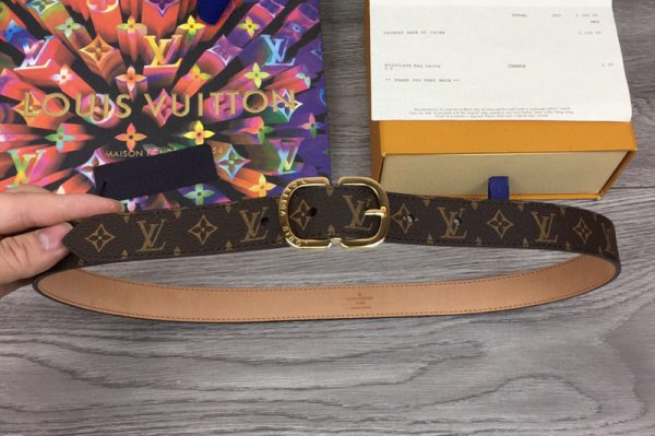 Replica Louis Vuitton M9584W Mini 25mm Belt in Monogram canvas