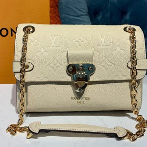 Replica Louis Vuitton M44553 LV Vavin BB Bag in Beige Monogram Empreinte leather