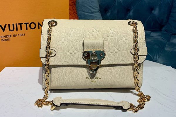 Replica Louis Vuitton M44553 LV Vavin BB Bag in Beige Monogram Empreinte leather