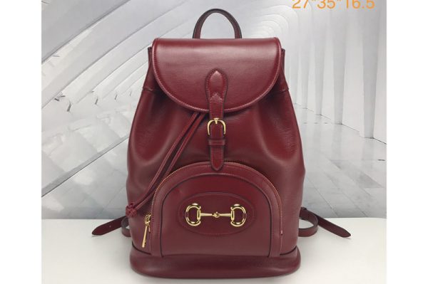 Replica Gucci 620849 Gucci 1955 Horsebit backpack in Red leather