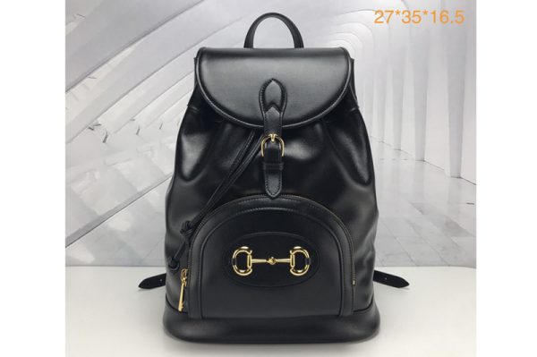 Replica Gucci 620849 Gucci 1955 Horsebit backpack in Black leather