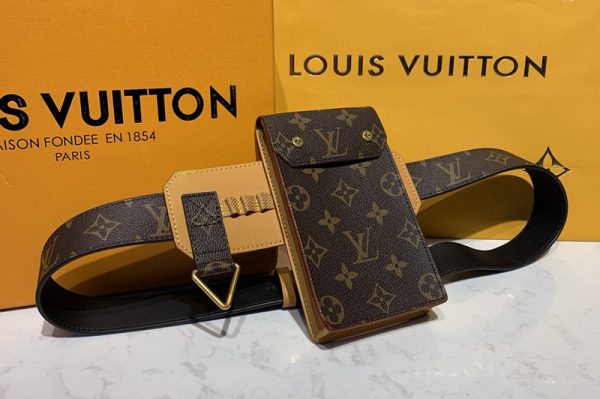 Replica Louis Vuitton M0235V LV Utility 35mm belt in Monogram canvas