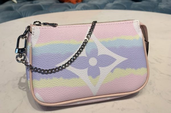 Replica Louis Vuitton M69269 LV Escale Mini Pochette Accessoires in Pastel Monogram Canvas