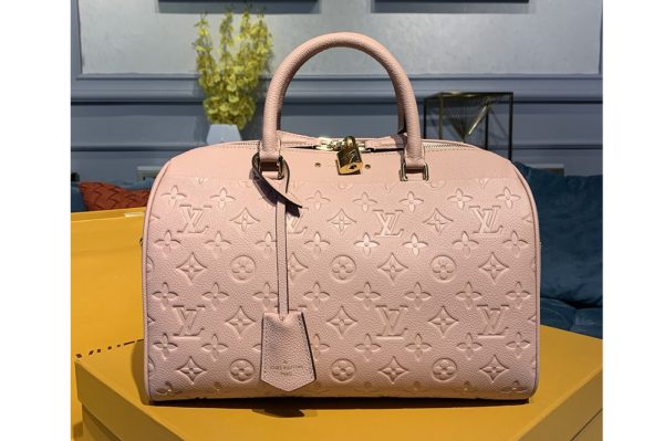 Replica Louis Vuitton M42406 Speedy Bandouliere 30 handbag in Pink Monogram Empreinte leather