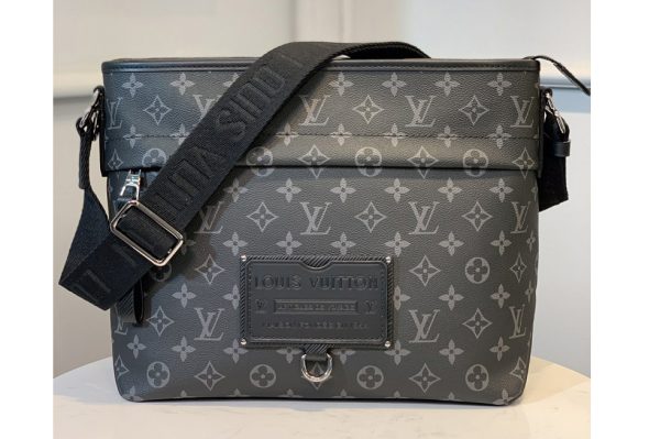 Replica Louis Vuitton M45214 LV Besace Zippee MM Bag in Monogram Eclipse Canvas