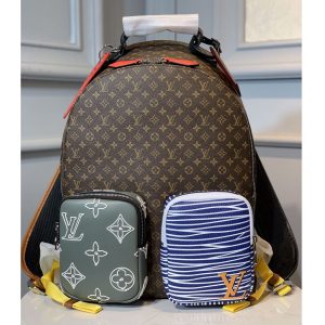 Replica Louis Vuitton M56853 LV Backpack in Monogram Canvas