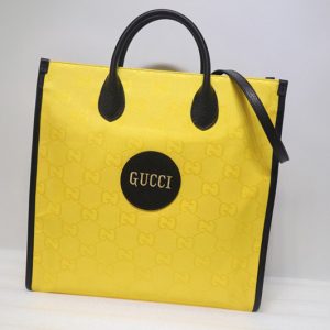 Replica Gucci 630355 Gucci Off The Grid long tote bag in Yellow GG nylon