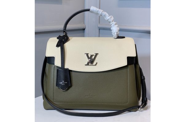 Replica Louis Vuitton M52787 LV Lockme Ever MM bag in Soft grained calfskin Leather