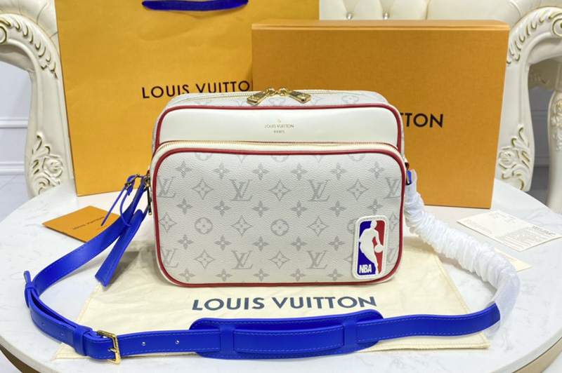 Louis Vuitton LV x NBA Nil Messenger Bag Monogram Antarctica Canvas