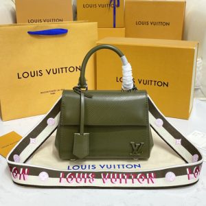 Replica Louis Vuitton M59108 LV Cluny Mini handbag in Brown Epi leather