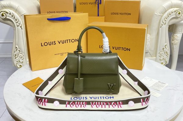 Replica Louis Vuitton M59108 LV Cluny Mini handbag in Brown Epi leather