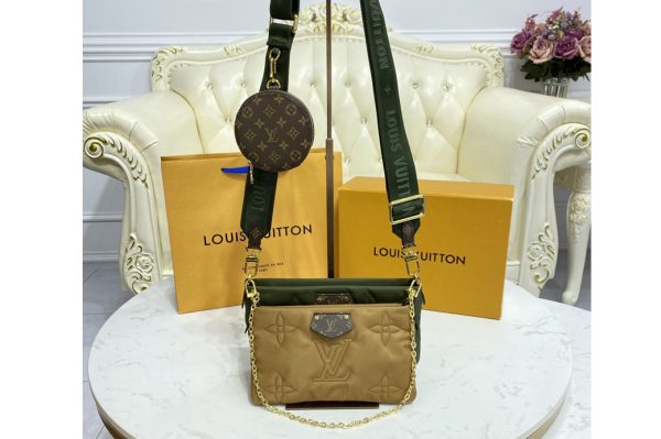 Replica Louis Vuitton M58977 LV Maxi Multi Pochette Accessoires handbag in eco-responsible Econyl regenerated nylon