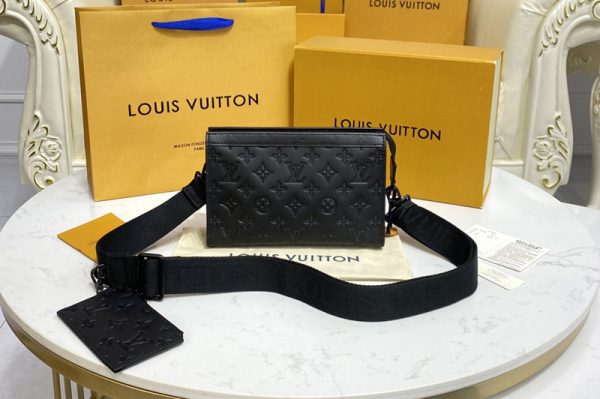 Replica Louis Vuitton M81115 LV Gaston Wearable Wallet in Monogram Shadow leather