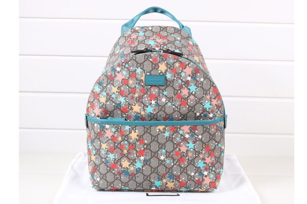 Replica Gucci ‎271327 Children's backpack in Beige and ebony GG Supreme canvas