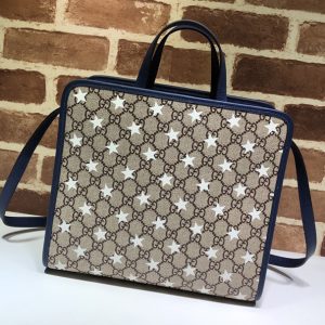 Replica Gucci 612992 Children's ladybug tote bag in GG Supreme canvas