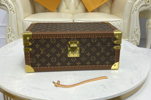 Replica Louis Vuitton Coffret Jewelry Box in Monogram Canvas