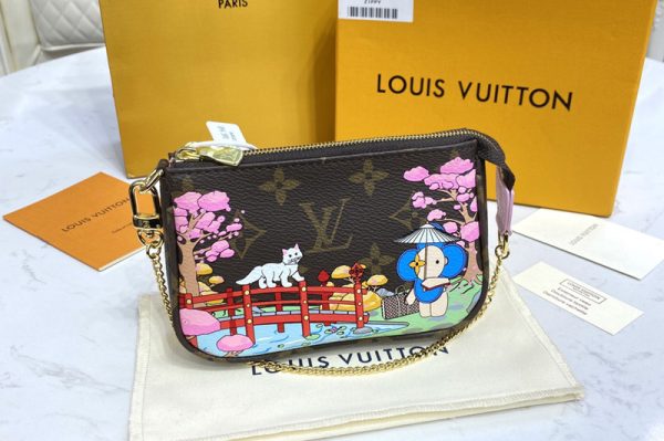 Replica Louis Vuitton M45905 LV Mini Pochette Accessoires in Monogram canvas