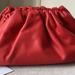 Replica Bottega Veneta 576227 pouch bag Soft oversize clutch in Red Nappa leather