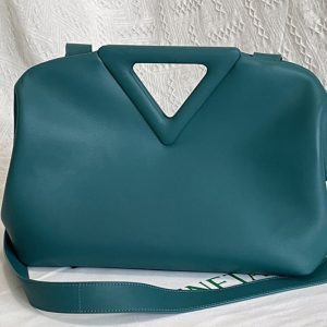 Replica ottega Veneta 652446 Point Top handle bag in Mallard Nappa Leather