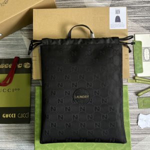 Replica Gucci 674247 Gucci Off The Grid laundry bag in Black GG nylon