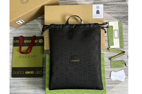 Replica Gucci 674247 Gucci Off The Grid laundry bag in Black GG nylon