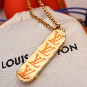 lv skateboard necklace