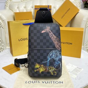 Replica Louis Vuitton N41467 Tadao PM Briefcase Damier Graphite Canvas For  Sale