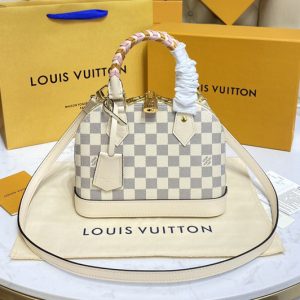 3D model Louis Vuitton Utility Crossbody Bag Damier Azur canvas VR / AR /  low-poly