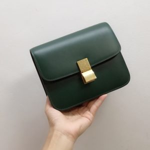 Replica Celine 192523 TEEN CLASSIC BAG IN AMAZONE BOX CALFSKIN