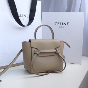 Replica Celine 194263 PICO BELT BAG IN Beige GRAINED CALFSKIN