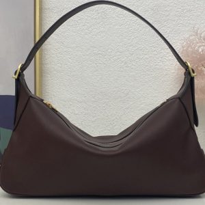 Replica Celine 197443 MEDIUM ROMY IN Coffee SUPPLE CALFSKIN