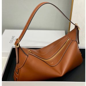 Replica Celine 197443 MEDIUM ROMY IN Tan SUPPLE CALFSKIN