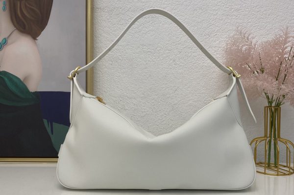 Replica Celine 197443 MEDIUM ROMY IN White SUPPLE CALFSKIN