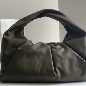 Replica Bottega Veneta 610524 The shoulder Pouch bag in Avocado Calfskin Leather