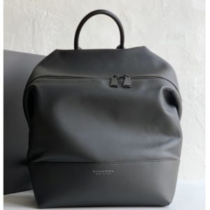 Replica Bottega Veneta 612064 BV Backpack In Black Calfskin Leather