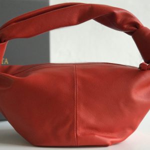 Replica Bottega Veneta 629635 Mini top handle bag in Red Calfskin Leather