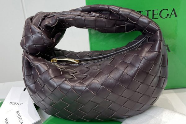 Replica Bottega Veneta 651876 Mini Jodie boho bag in Fondant Intrecciato Nappa leather