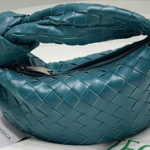 Replica Bottega Veneta 651876 Mini Jodie boho bag in Mallard Intrecciato Nappa leather