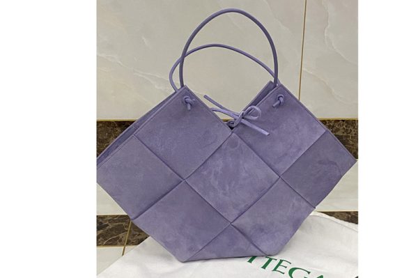 Replica Bottega Veneta 652057 Tote bag in Purple Intrecciato Nappa Leather