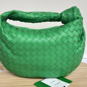 Replica Bottega Veneta 690225 Teen intrecciato leather shoulder bag on Green intrecciato leather