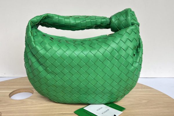 Replica Bottega Veneta 690225 Teen intrecciato leather shoulder bag on Green intrecciato leather