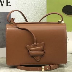 Replica Loewe Barcelona bag in Tan silk calfskin