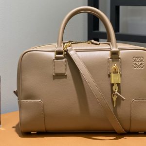 Replica Loewe Amazona 28 bag in Mink nappa calfskin