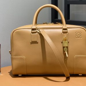 Replica Loewe Amazona 28 bag in Warm Desert nappa calfskin