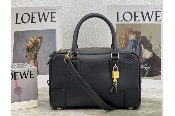 Replica Loewe Amazona 23 bag in Black nappa calfskin