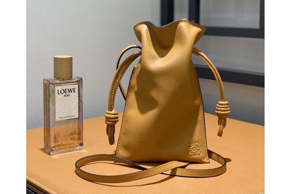 Replica Loewe Flamenco Pocket in Warm Desert nappa calfskin