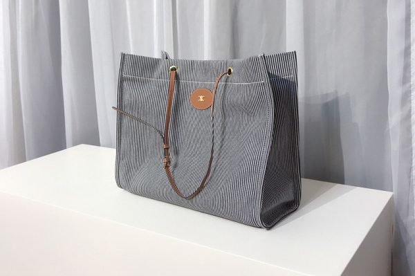 Replica Celine 192172 SQUARED CABAS CELINE IN JACQUARD AND CALFSKIN